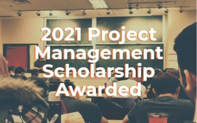 Announcing our 2021 Project Management Scholarship Winner