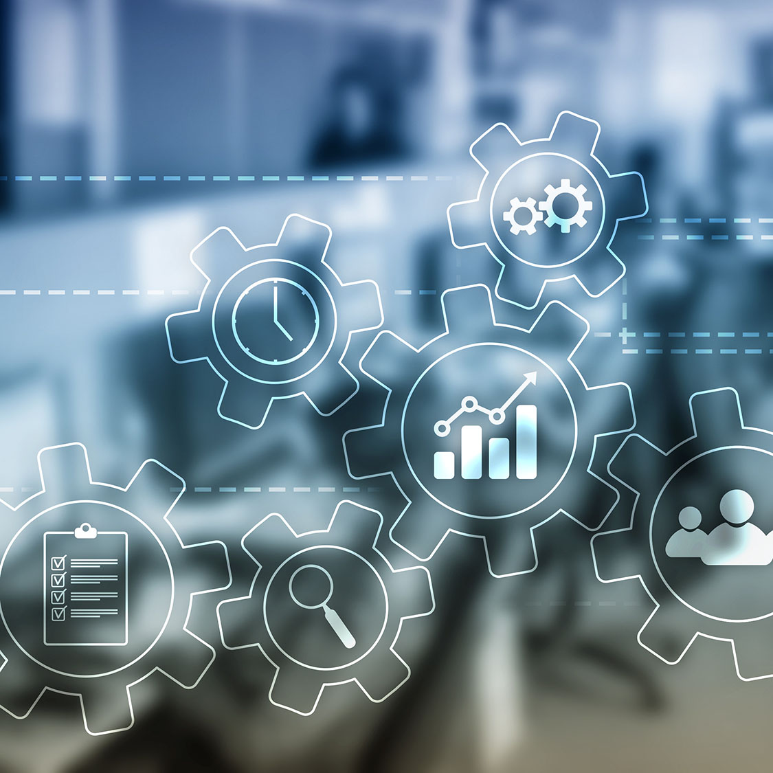 Employee reviewing contractor agreements on online portal