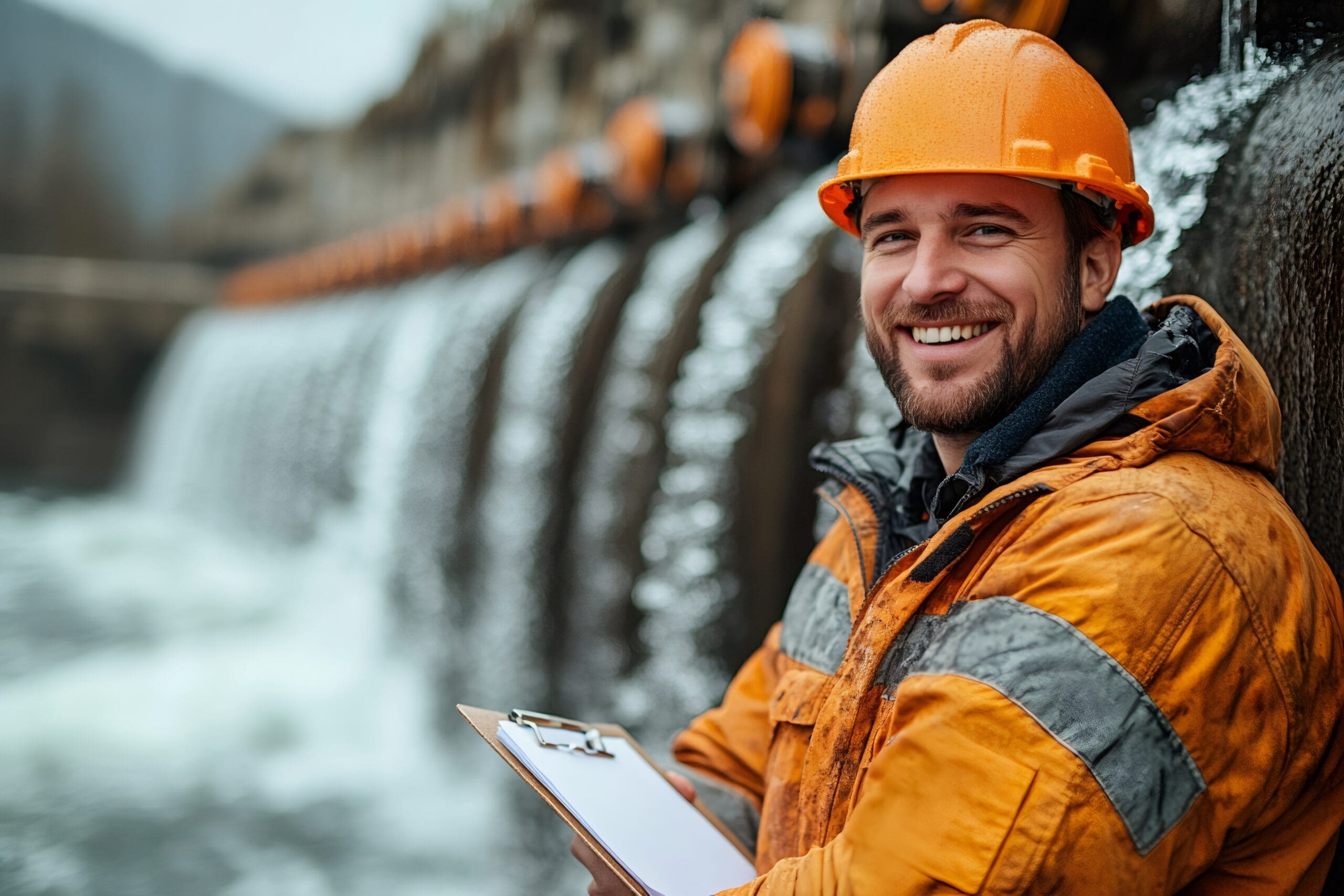 Employee reviewing contractor agreements on online portal